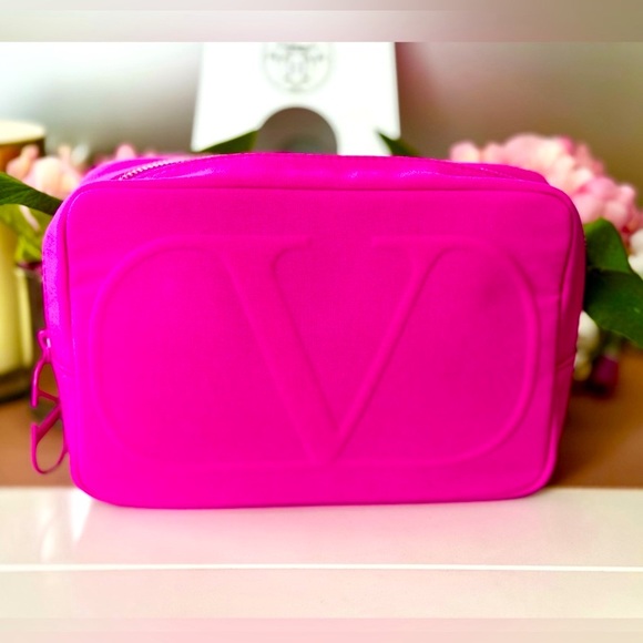 Valentino Handbags - COPY - VALENTINO PINK DOPP BEAUTY CASE